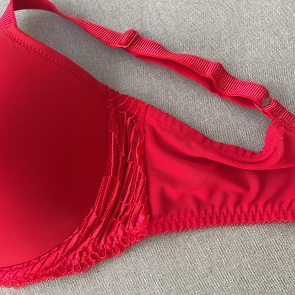 Wacoal red underwire bra size 38DD Style 853117 - Picture 5 of 8